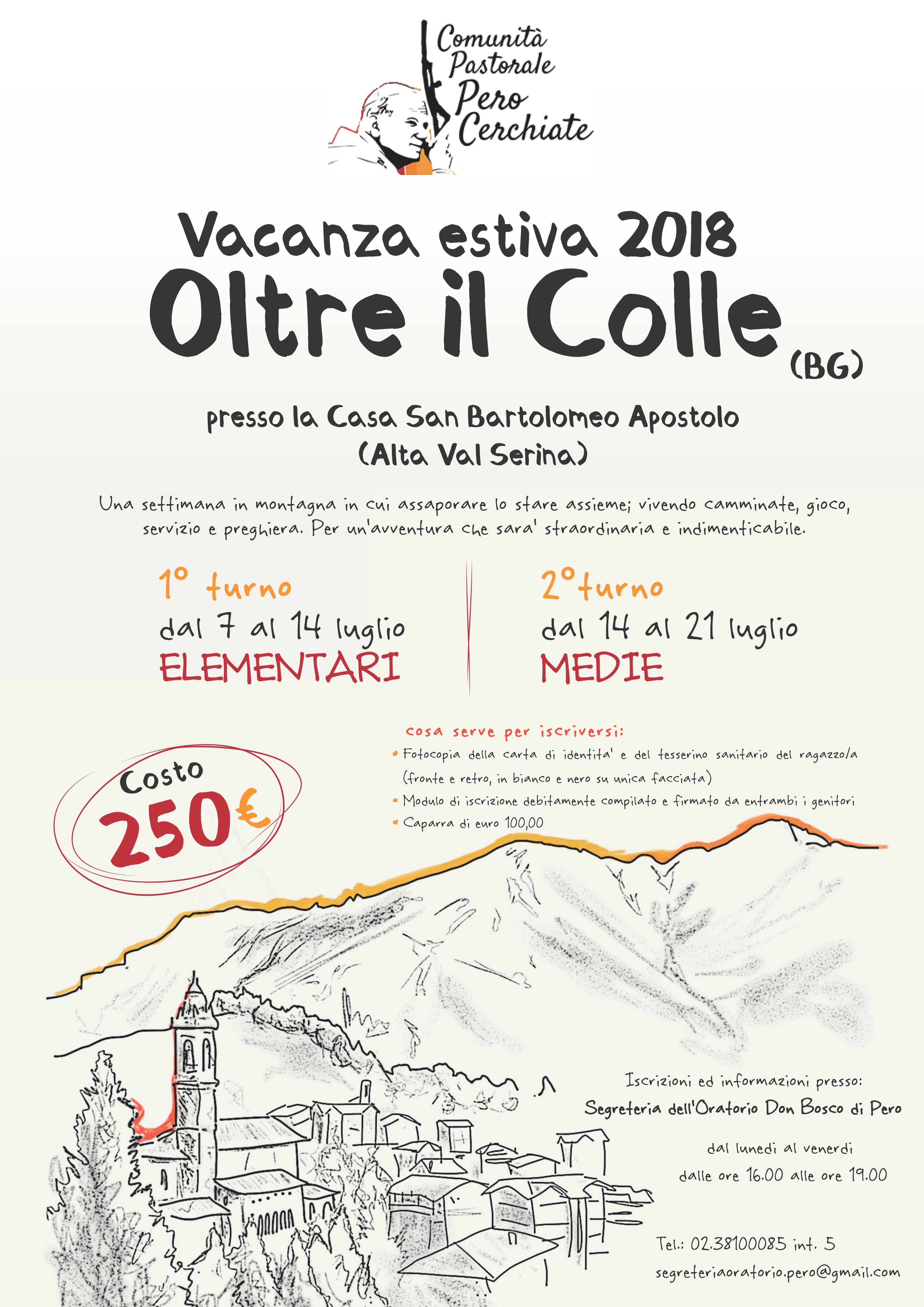 VACANZA ESTIVA A OLTRE IL COLLE (BG)