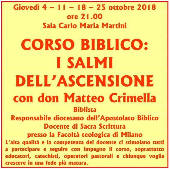 CORSO BIBLICO