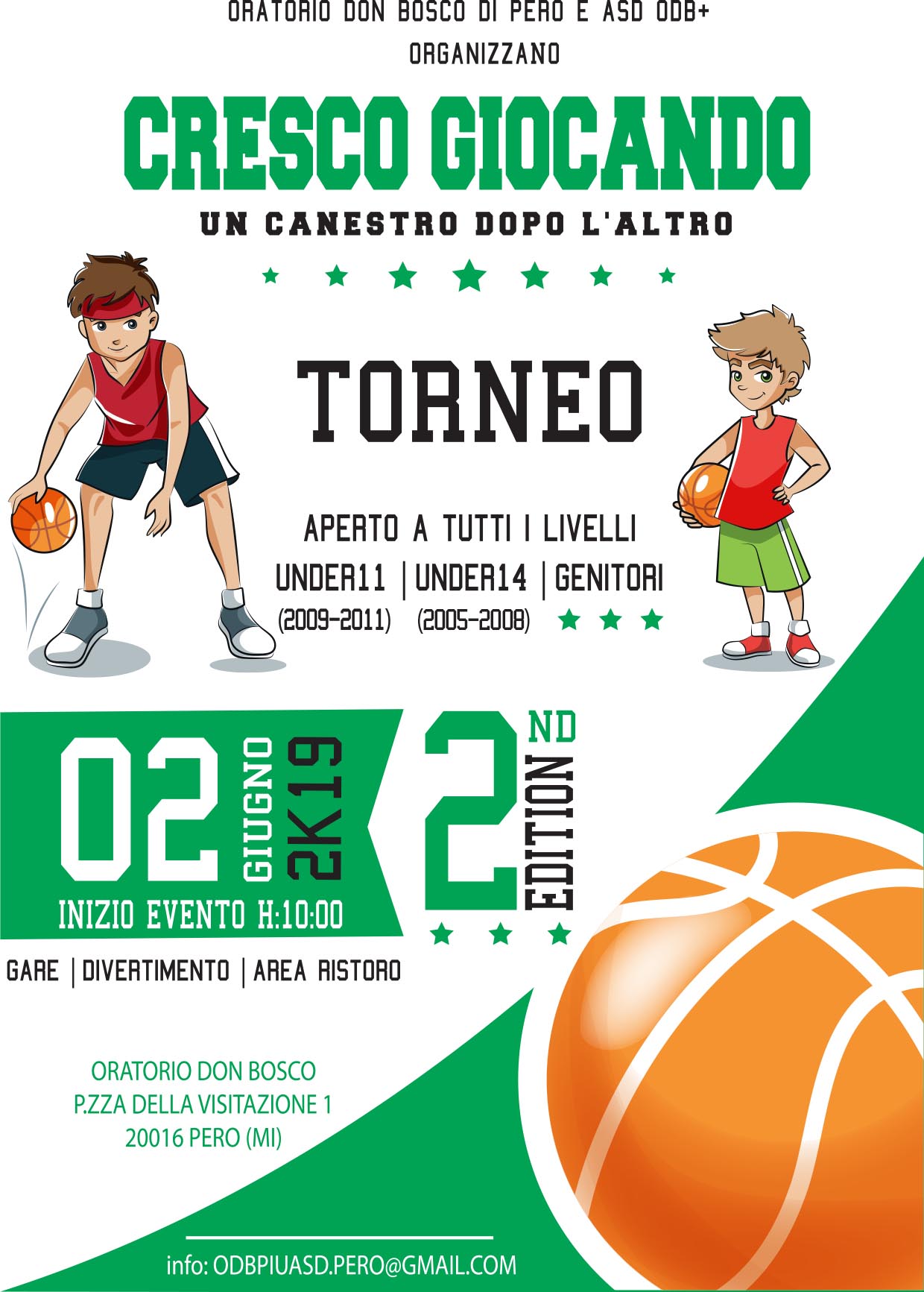 2° Torneo di basket in oratorio