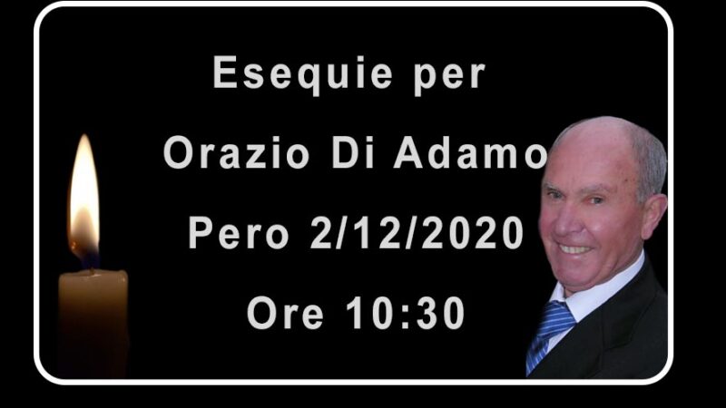 Esequie per Orazio di Adamo