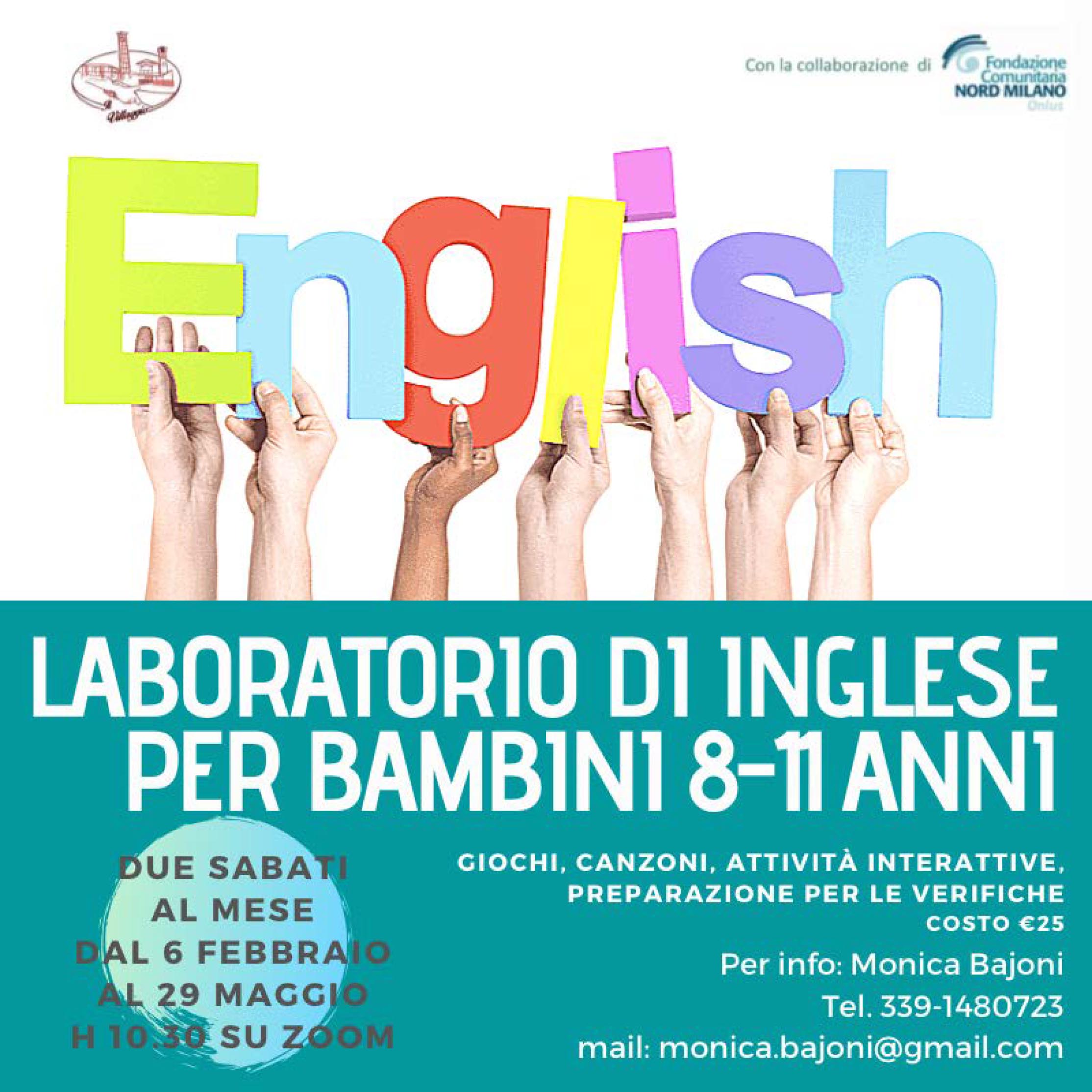 Laboratorio di inglese per bambini