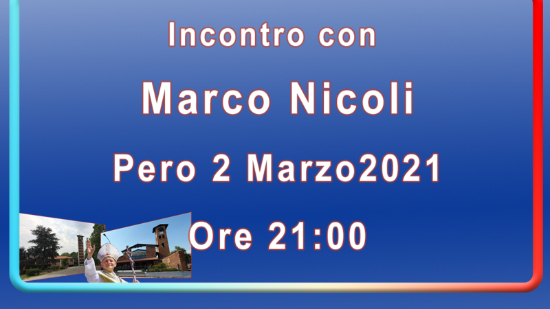 Incontro con Marco Nicoli