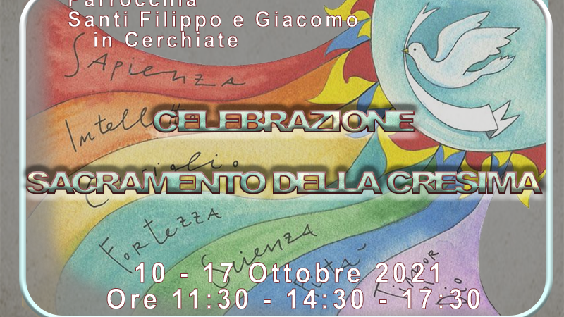 Celebrazione Sacramento della Cresima