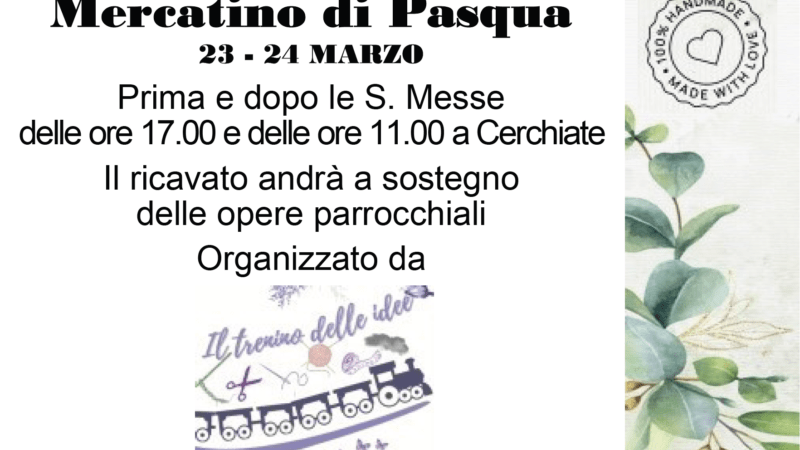 Mercatino di Pasqua 2024